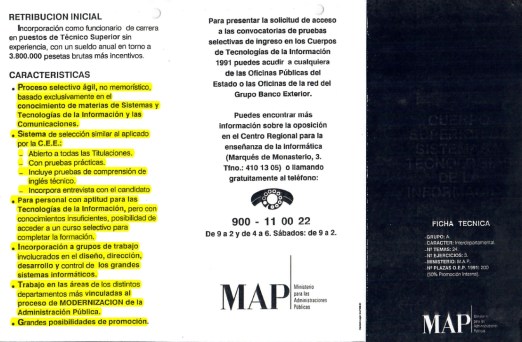 Convocatoria del INAP a la primera oposición al Cuerpo Superior de Sistemas y Tecnologías de la Información